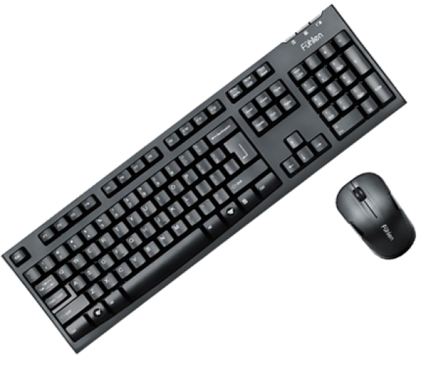 Fuhlen A200G (Keyboard + Mouse Fuhlen Optical Wireless)